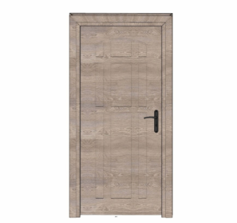 欧式平开门su模型