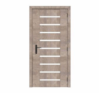 现代平开门su模型