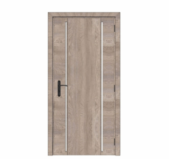 现代平开门su模型