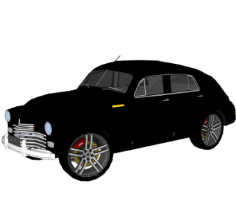 现代汽车su模型