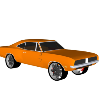 现代轿车su模型