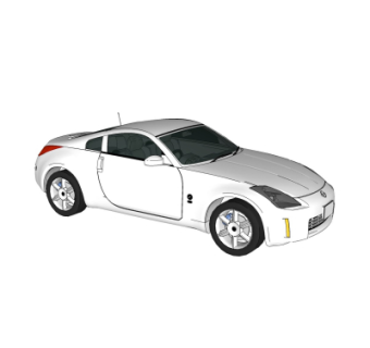 现代汽车su模型