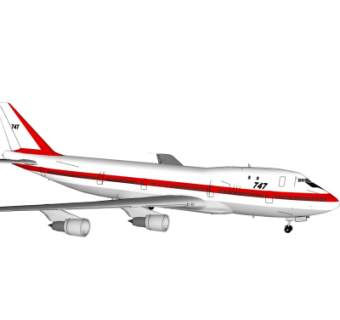 现代飞机su模型