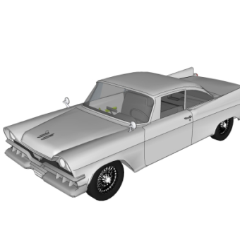 现代汽车su模型