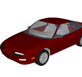 现代汽车su模型