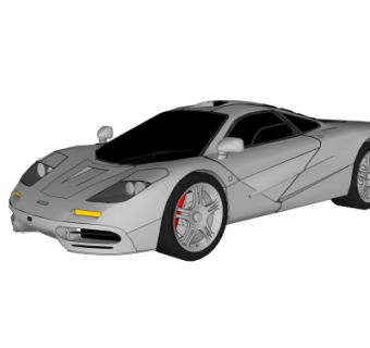 现代汽车su模型