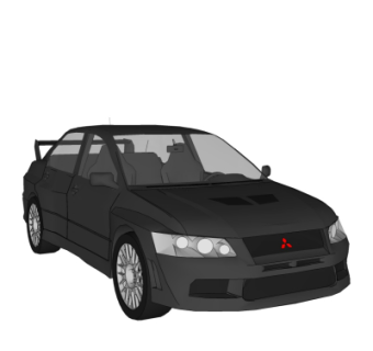 现代汽车su模型