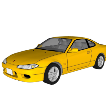 现代汽车su模型