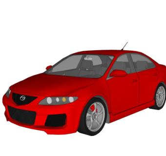 现代汽车su模型