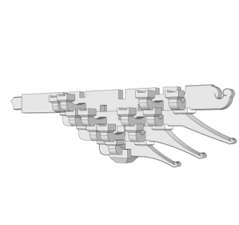 中式斗拱构件免费su模型