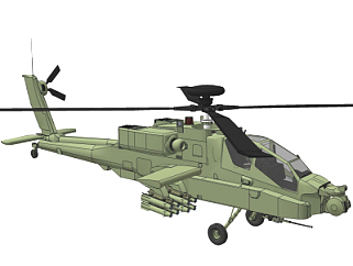 现代军用<em>直升机</em>su模型