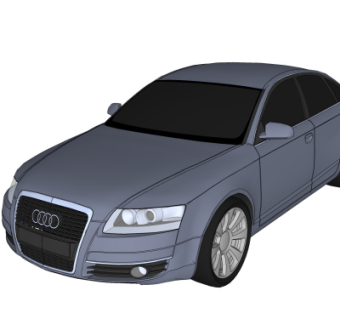 现代汽车su模型