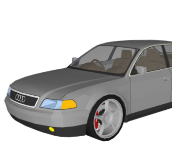 现代汽车su模型