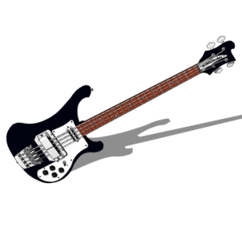 现代电吉他su模型