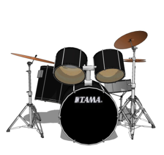 现代架子鼓su模型