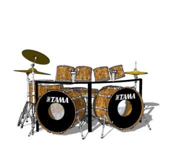 现代架子鼓su模型