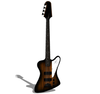 现代吉他su模型