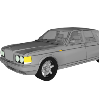 现代汽车su模型