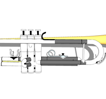 现代乐器su模型