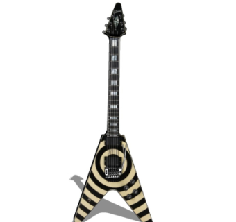 现代吉他su模型