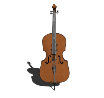 现代大提琴su模型