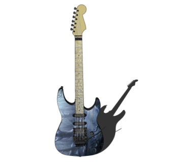 现代吉他su模型