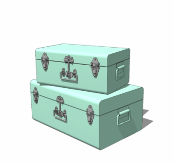 工业风箱子su模型