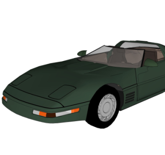 现代汽车su模型