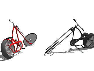 现代自行车su模型