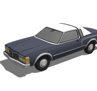 现代汽车su模型