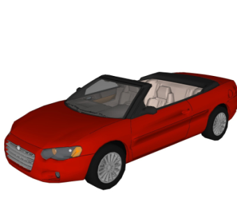 现代汽车su模型