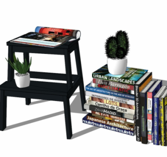 现代书籍su模型