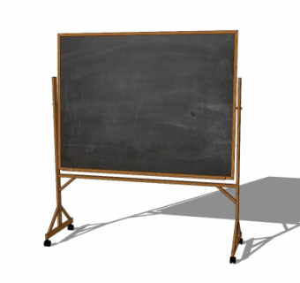 现代黑板su模型