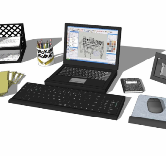 现代笔记本电脑su模型