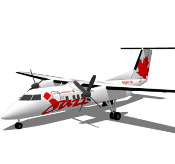 现代飞机su模型