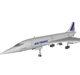 现代飞机su模型