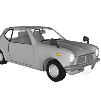 现代汽车su模型