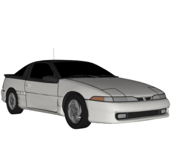 现代汽车su模型