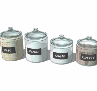 现代调味料su模型