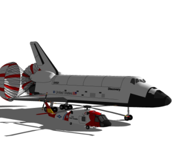 现代飞机su模型