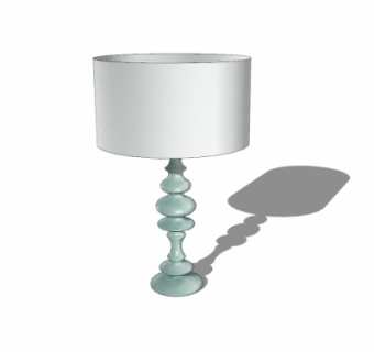 现代台灯su模型