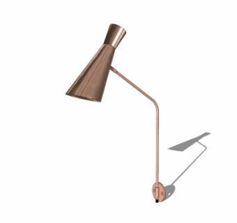 现代壁灯su模型