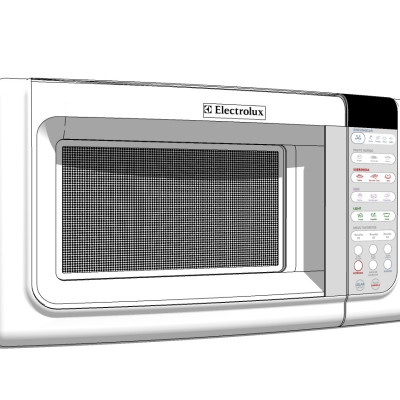 现代微波炉su模型