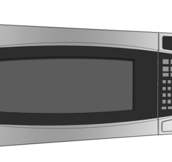 现代微波炉su模型