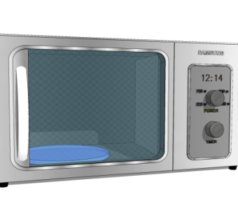 现代微波炉su模型