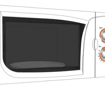 现代微波炉su模型