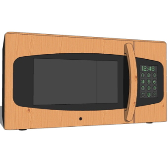 现代微波炉su模型