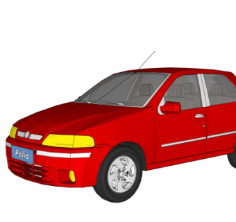 现代汽车su模型