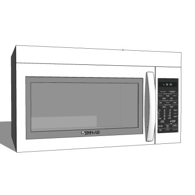 现代微波炉su模型