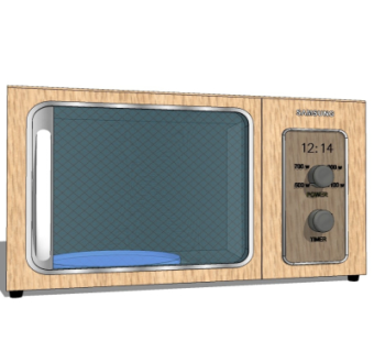 现代微波炉su模型